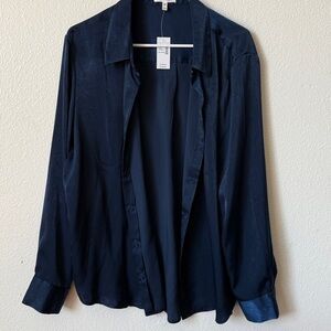 Maurices Deep Blue Collared Shirt